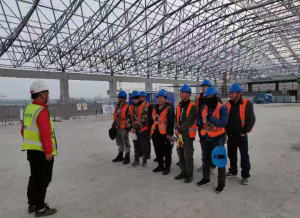 东吴网架高铁站房工程春节突击抢工追踪报道之安全第一